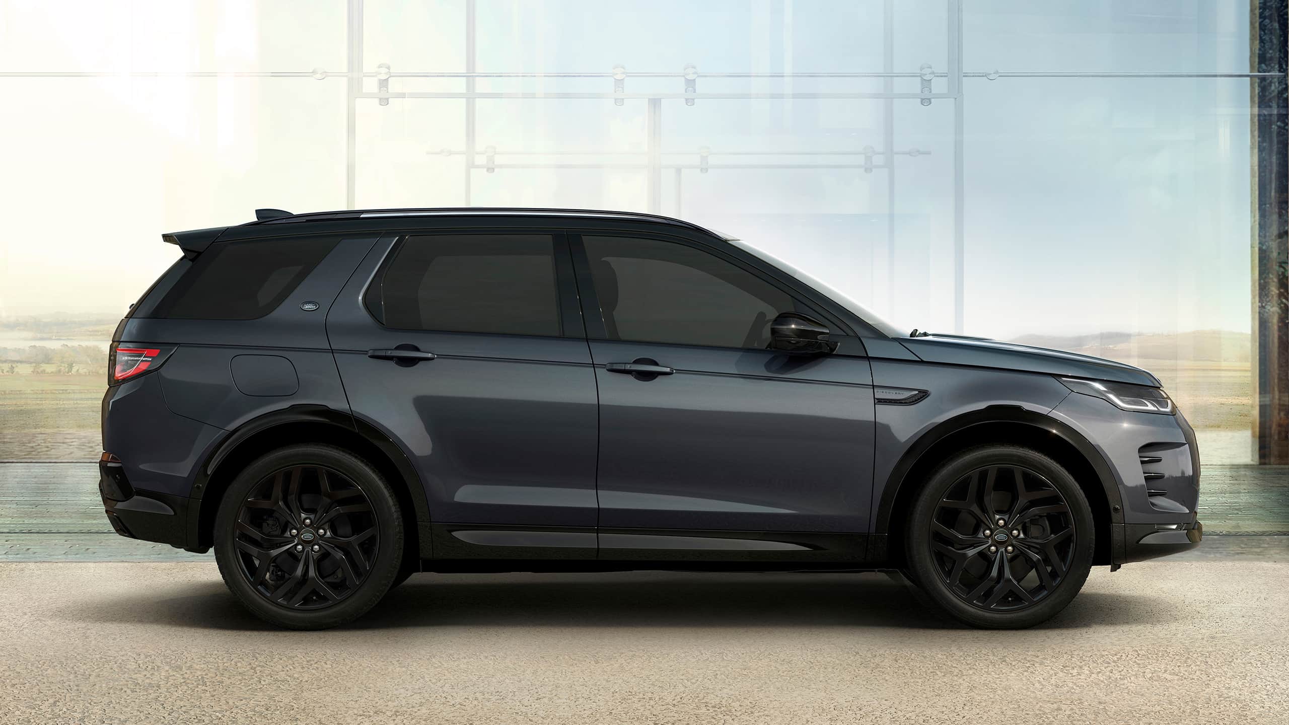 Discovery Sports parked side view