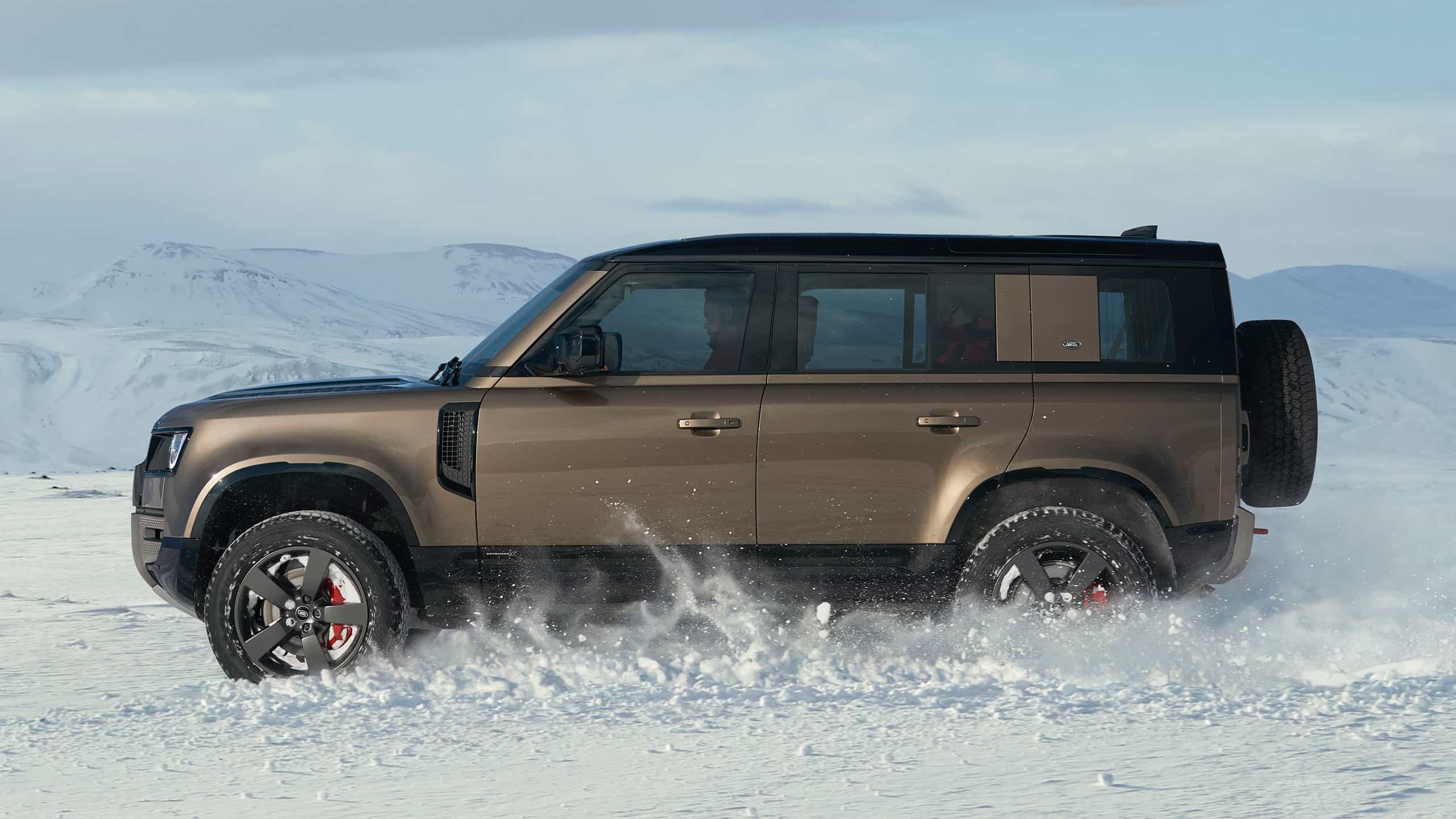 Defender 110 on Ice