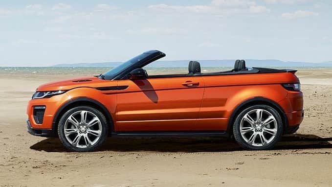 The Range Rover Evoque Convertible was the first Range Rover of its kind